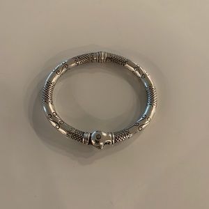 Brighton Silver Hinged Bangle